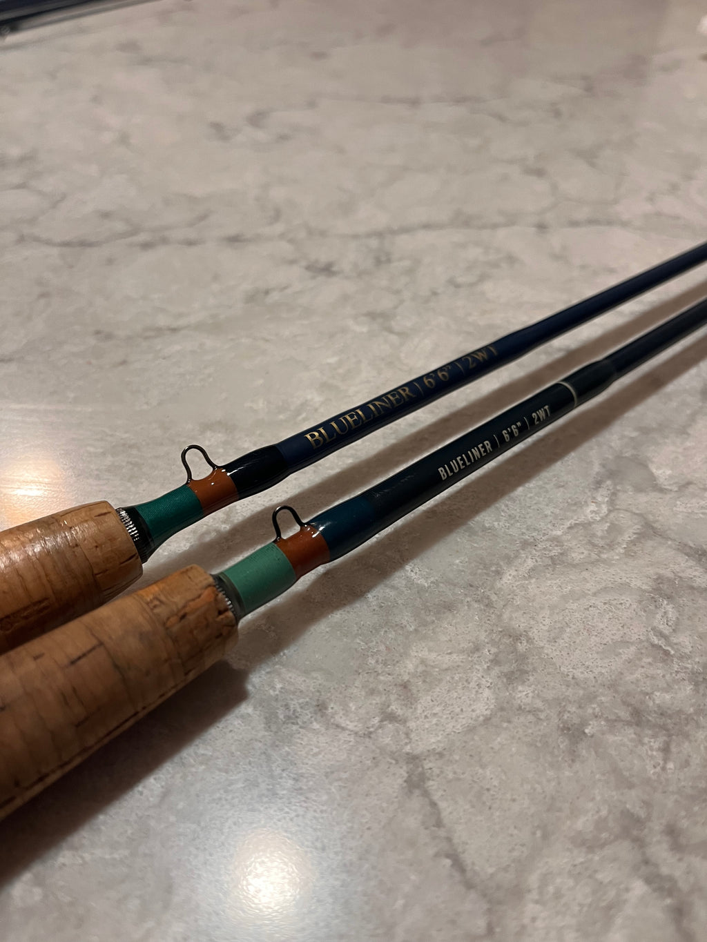 Rod guide re-wrap with quality thread and epoxy finish – Creek & Current